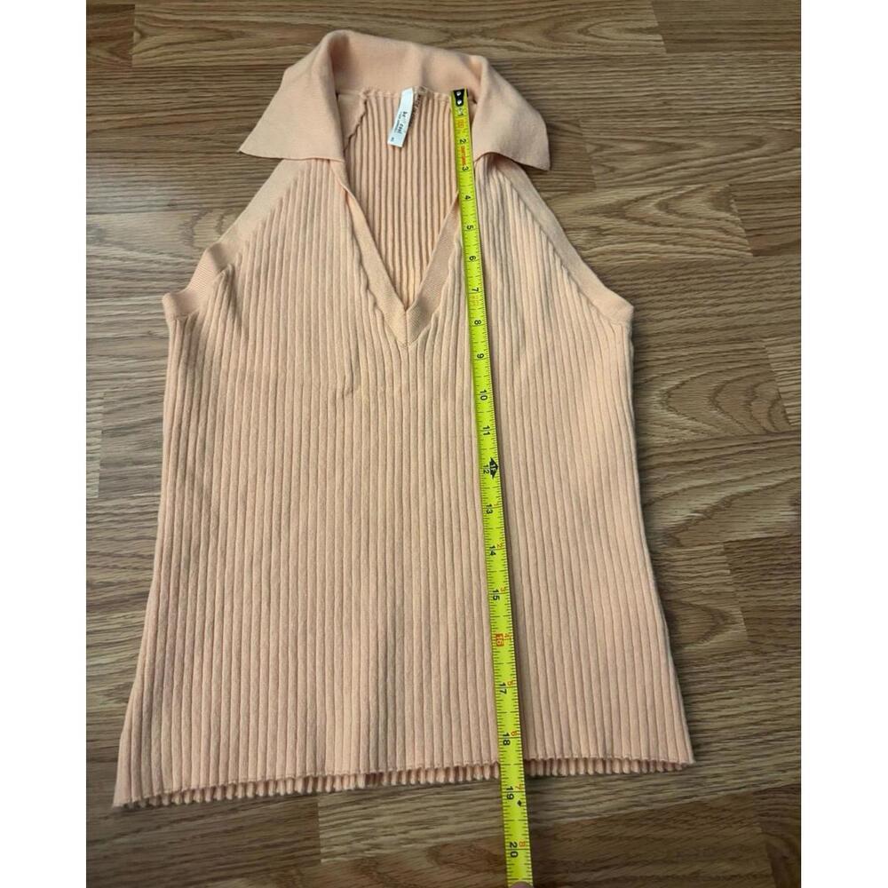 Be Cool Los Angeles Polo Ribbed Sweater Tank Top Size M/L - Picture 4 of 5